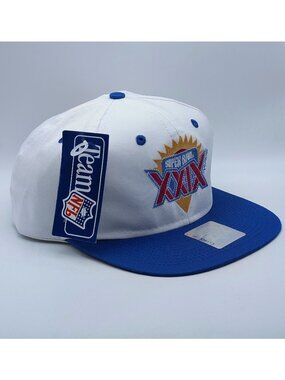 Super Bowl XXIX 1985 NFL White Blue Snapback Cap Hat 49ers Chargers Steve Young